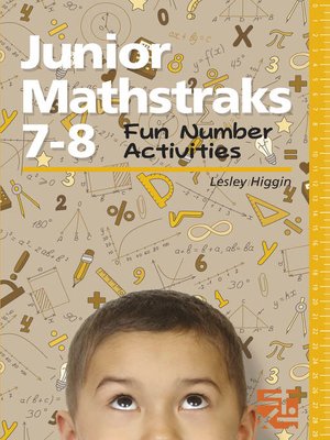 cover image of Junior Mathstraks 7-8